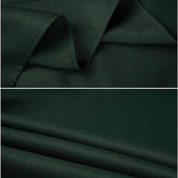 Unisex Dark Green Hooded Cloak - Picture 7 of 11